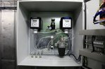 Analysis gaz cabinet for Co, CO2, O2