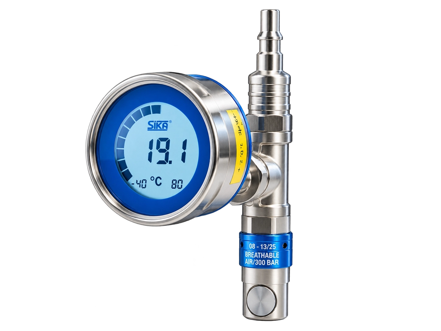 Thermomètre digital autonome pour air respirable