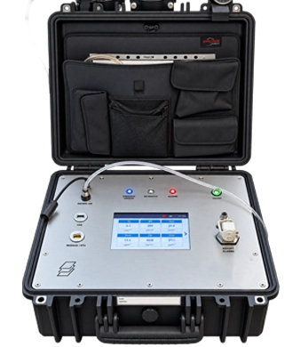 Analyseur d’air respirable en valise
